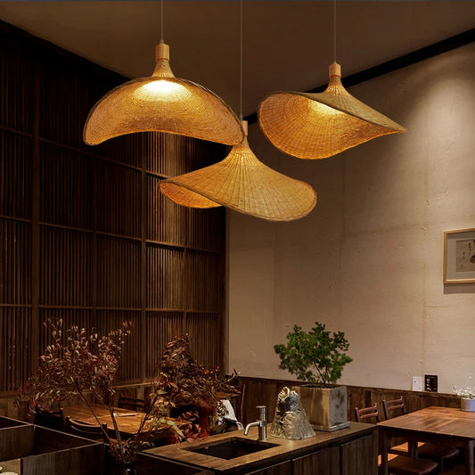 suspension luminaire en Bambou Tokyo